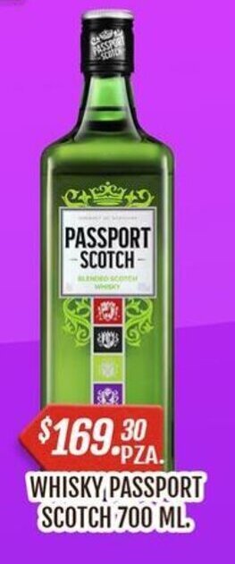 WHISKY PASSPORT SCOTCH 700 ML.