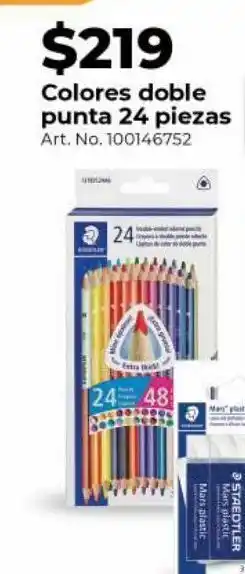 Colores doble punta 24 pzas