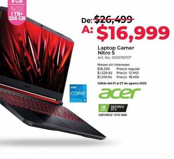 Office Depot Laptop acer oferta
