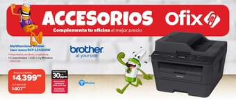 Multifuncional Brother láser mono DCP-L2540DW