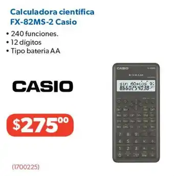 Calculadora científica FX-82MS-2 Casio