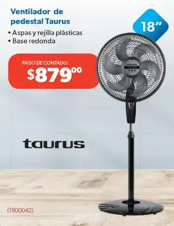Ofix Ventilador de pedestal Taurus 18" oferta
