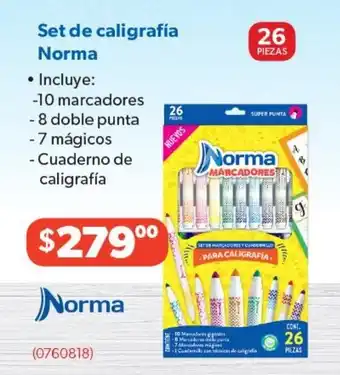 Ofix Set de caligrafía Norma 26 piezas oferta