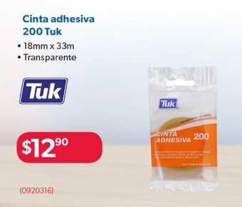 Cinta adhesiva 200 Tuk