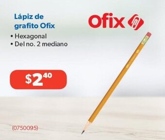 Lápiz de grafito Ofix