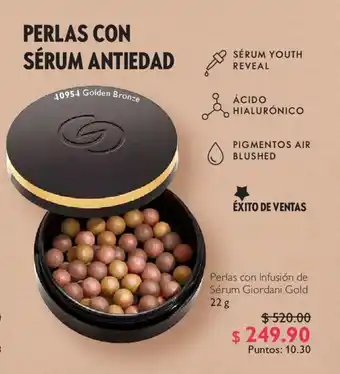 Oriflame Perlas con Infusión de Sérum Giordani Gold 22 g oferta