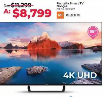 Office Depot Pantalla smart tv google oferta