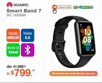 RadioShack Smart band 7 huawei oferta