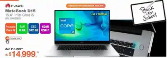 RadioShack Matebook d15 huawei oferta