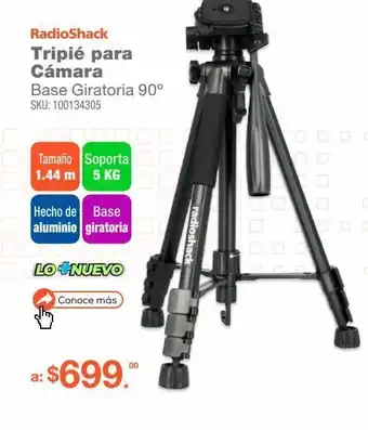 Tripié para cámara
