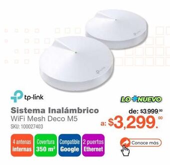 Sistema inalámbrico tp-link