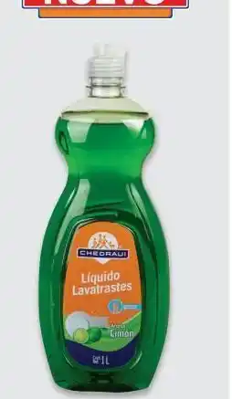 Chedraui Lavatrastes en gel limón 1l oferta