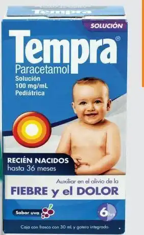 Tempra pediátrico 100mg/ml