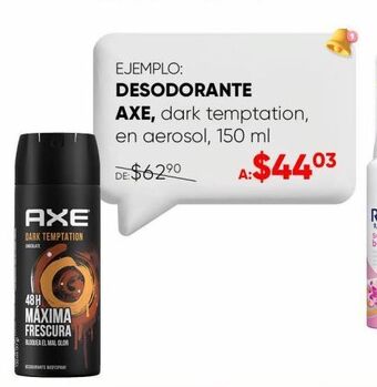 DelSol Desodorante axe 150ml oferta