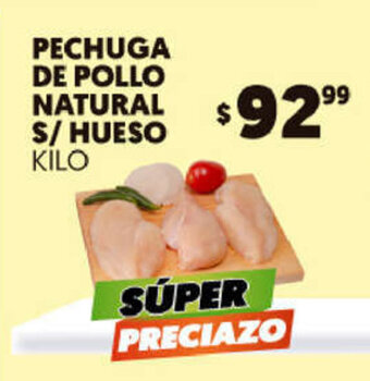 Merco Pechuga de Pollo Natural S/Hueso oferta