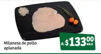 Soriana Súper Milanesa de pollo aplanada oferta