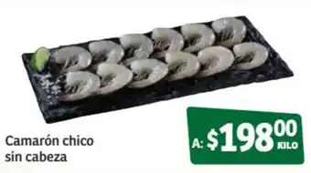 Soriana Súper Camarón chico sin cabeza oferta