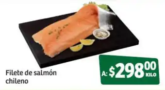 Soriana Súper Filete de salmón chileno oferta