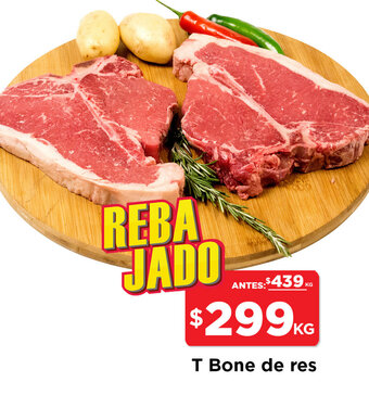 HEB T Bone de res oferta