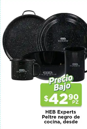 HEB HEB Experts Peltre negro de cocina, desde oferta
