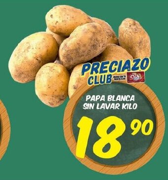 Alsuper Papa Blanca Sin Lavar Kilo oferta