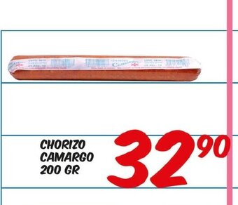 Alsuper Chorizo Camargo 200GR oferta