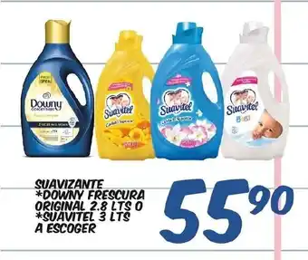 Alsuper Suavizante *Downy Frescura Original 2.8Lts *Suavitel 3Lts A Escoger oferta