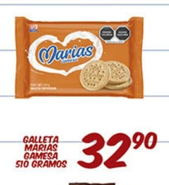Galleta Marias Gamesa 510 Gramos