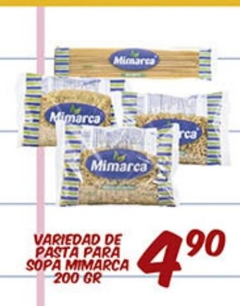 Alsuper Variedad De Pasta Para Sopa Mimarca 200Gr oferta