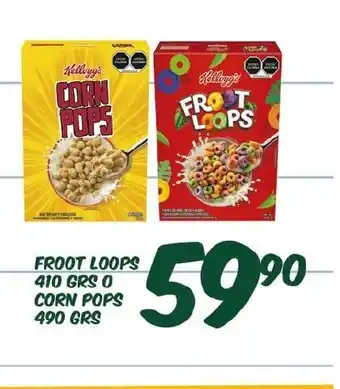Froot Loops 410 Grs O Corn Pops 490Grs