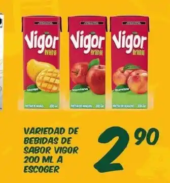 Alsuper Variedad De Bebidas De Sabor Vigor 200 Ml A Escoger oferta