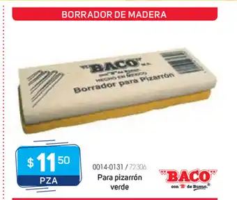 Baco - Borrador De Madera