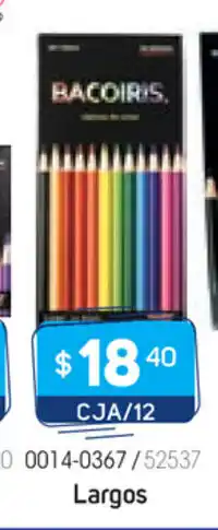Tony Super Papelerías Baco - Lapices De Color Redondo Largos CJA/12 oferta