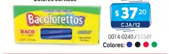 Tony Super Papelerías Baco - Marcador Para Colorear Delgado CJA/12 oferta