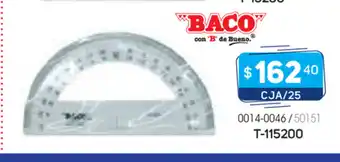 Tony Super Papelerías Baco - Transportador Plastico T-115200 oferta