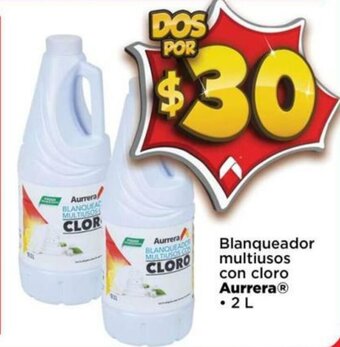 Aurrera Blanqueador multiusos con cloro 2L