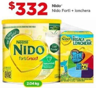 Bodega Aurrerá NIDO Nido Forti + lonchera oferta
