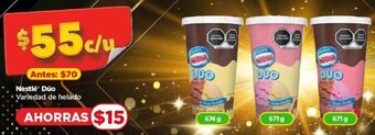 Bodega Aurrerá Nestlé® Dúo Variedad de helado oferta