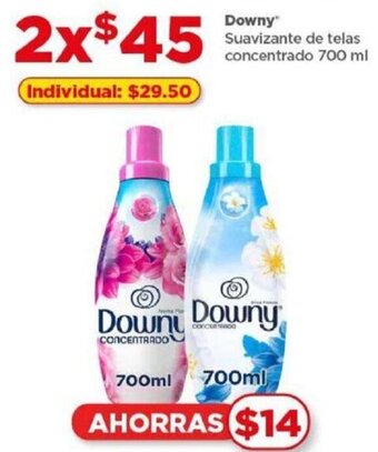 Bodega Aurrerá Downy Suavizante de telas concentrado 700 ml oferta