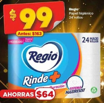 Bodega Aurrerá Regio Papel higiénico 24 rollos oferta