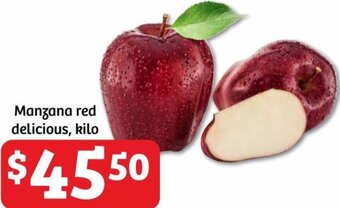 Soriana Híper Manzana red delicious, kilo oferta