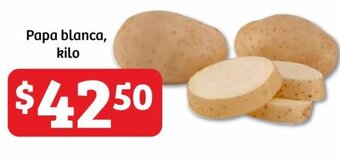 Soriana Híper Papa blanca, kilo oferta