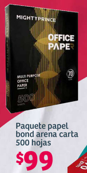 Soriana Híper Paquete papel bond arena carta 500 hojas oferta