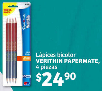 Soriana Híper Lápices bicolor VERITHIN PAPERMATE, 4 piezas oferta