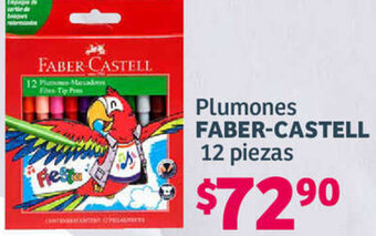 Soriana Híper Plumones FABER-CASTELL 12 piezas oferta