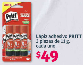 Lápiz adhesivo PRITT 3 piezas de 11 g. cada uno