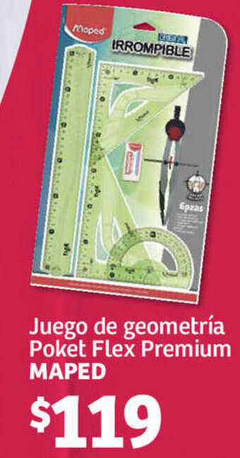 Soriana Híper Juego de geometría Poket Flex Premium MAPED oferta