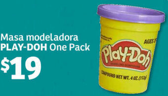 Soriana Híper Masa modeladora PLAY-DOH One Pack oferta