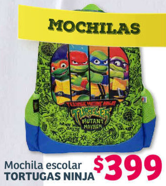 Soriana Híper Mochila escolar TORTUGAS NINJA oferta