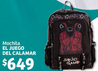 Mochila EL JUEGO DEL CALAMAR
